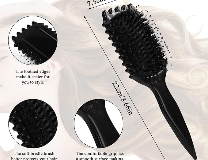 Brosse pour cheveux frisés