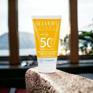 Selvert Soins Solaire - Crème-gel anti-âge avec teint